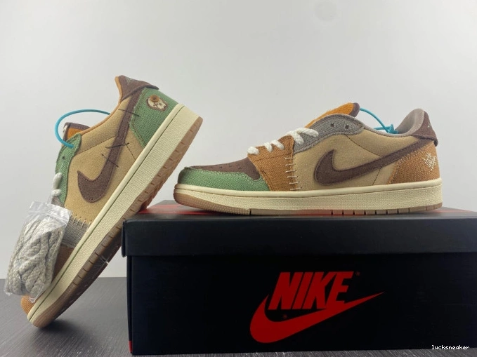 Rep LUCY Williamson DZ7292-200 Zion Jordan 1 Retro OG Voodoo Low 0715